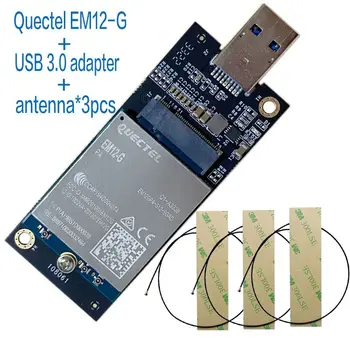 Quectel EM12-G EM12 LTE-A Cat12 מ. 2 מודול 600mbps downlink ו 150mbps התקשורת שיא קצב נתונים EM12GPA-512-MSFT3 מודול