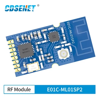 Si24R1 2.4 GHz הרשות הפלסטינית משדר rf אלחוטי מודול CDSENET E01C-ML01SP2 SMD SPI משדר ומקלט אלחוטיים nRF24L01P