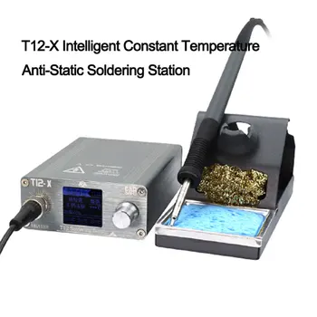 T12-X T12 עמדת הלחמה, ריתוך אלקטרונית ברזל LED דיגיטלי תצוגת הבי לעבד עם תחנת הלחמה טיפים תיקון כלים