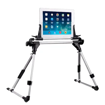 Tablet Stand מחזיק טלפון מתכוונן עצלן במיטה קומה השולחן חצובה מתקפלת שולחן עבודה הר עבור IPhone, IPad, Kindle-Galaxy Tab תמיכה