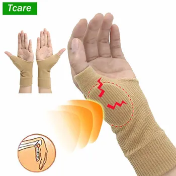 Tcare 1Pair Tenosynovitis סד רפואי התחבושת מייצב אגודל סד הקלה על כאב הידיים טיפול שורש כף היד תמיכה טיפול דלקת מפרקים