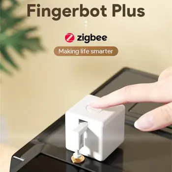 Tuya Zigbee Fingerbot בנוסף חכם Fingerbot מתג כפתור דחפן חכם החיים טיימר שליטה קולית עובד עם אלקסה Google עוזר