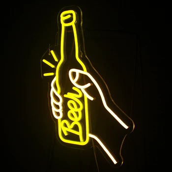 Wanxing שלט LED בר קלינק בירה מסיבת יום ההולדת חדר קלאב תלוי תאורה USB מופעל לחיים אווירה קיר עיצוב אמנות
