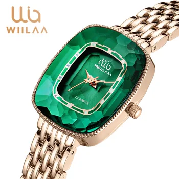 WIILAA מותג יוקרה נשים קוורץ שעונים יצירתי ייחודי גבירותיי שעון היד על Montre פאטאל 2022 נקבה שעון relogio feminino