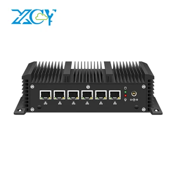 XCY חומת האש מכשיר Mini PC Intel Core i3-8145U 6x Gigabit Ethernet WAN/LAN, RS232 HDMI 4xUSB Enterprise הנתב עבור Pfsense