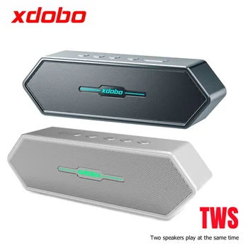 XDOBO 50W גבוה כוח נייד Bluetooth המשחק רמקולים TWS 100W חיצוני עמיד למים טור DSP בס טייפ סאב Soundbar TF