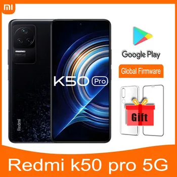 Xiaomi Redmi K50 Pro 5G 12G 256G החכם העולמי רום סיני רום MTK Dimensity 9000 אוקטה Core 6.67; 120W טעינה מהירה 5000mAh