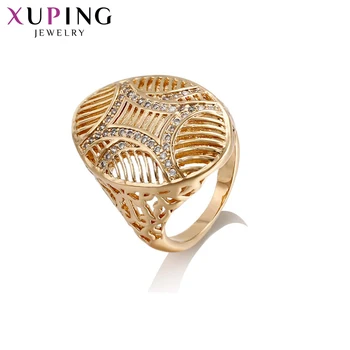 Xuping אופנה טבעת רטרו עיצוב קסם סגנון הטבעת לבחורה נשים צבע זהב מצופה טבעות מתנה ליום האהבה 14409
