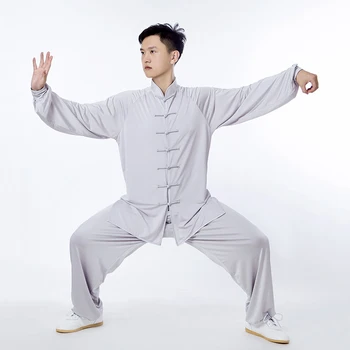 Yourqipao הקיץ 2023 טאי-צ ' י קונג-פו למתוח חלב קרח משי ביצועים תרגול סינית מסורתית בגדים לנשים גברים