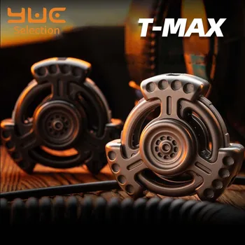 YUC מתעצבן טווה מתחים צעצועים Blcak Tecnologia TMAX תשלובת הצמדה טיטניום גאדג ' ט מגנטי צעצוע חרדה יד ספינר