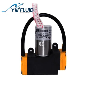 YWfluid 12V מיני משאבות ואקום עם מנוע brushless משמש ואקום ציוד BLDC