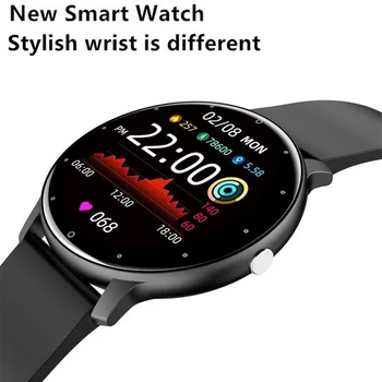 ZL02D Smartwatch דק מסך HD קצב הלב לישון ניטור גברים, נשים, אופנה, ספורט smartwatch IP67 עמיד למים