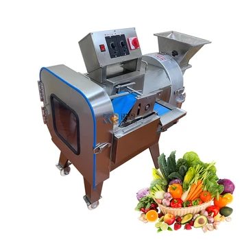 אוטומטי גזר ירקות מכונת חיתוך כרוב שרדר, מלפפון, תפוחי אדמה חותכים בצל Veget קאטר מכונת חיתוך