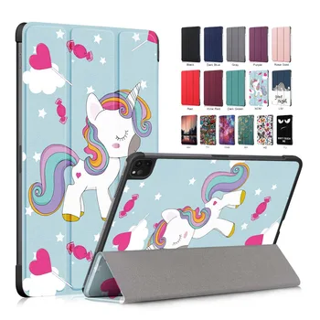 אופנה צבעוניים ציור Case עבור iPad Pro 11 2022 2021 אוויר 5 4 10.9 דקים עור Flip מקפלים Shockproof לעמוד לוח כיסוי