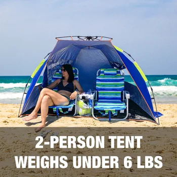 אושר ערסלים Pop-up החוף אוהל W/ לשאת את התיק אוהל האולטרה אוהל ציוד קמפינג אוהל קמפינג