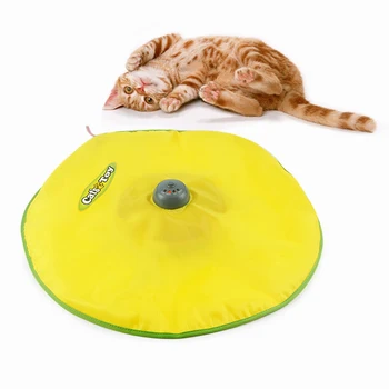 אלקטרונית חתול לשחק צלחת סמוי בד הזזת העכבר חתולים אינטראקטיבי צעצועים אוטומטי חתול Neow לשחק עבור חתלתול מצחיק
