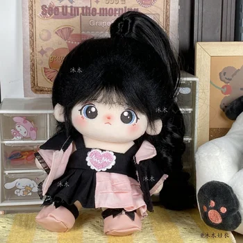 אנימה המקורי 20cm בובת צעצוע חתול, תות, בגדי התלבושת כובע חמוד מתוק Cosplay אביזרים מתנה
