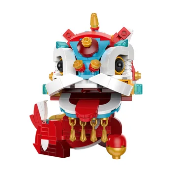 אנימציה דמות אריה קוי Kylin פאי סו העתיקה אלוהים החיה פאזל בניית צעצועי DIY מתנה קישוטים צעצועי ילדים.