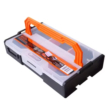 ארגז כלי Stackable חלקים תיבת אחסון כלי מארגן שילוב בורג קופסת מזוודה Protable ארגז כלים אלקטרוני