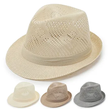 באביב ובקיץ של גברים כובע אופנה לנשימה שמשיה המגבעת מזדמנים ג ' אז כובע בגיל העמידה, קשישים קרם הגנה כובע השמש