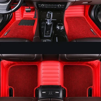 באיכות גבוהה מותאמים אישית ליחיד שכבה להסרה פס סגנון המכונית שטיח הרצפה עבור סיטרואן C8 (7seat) חלקי רכב