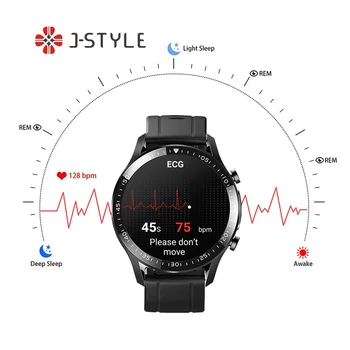 ג ' יי-סגנון 2051E אישית שעון חכם קצב הלב שעונים amoled שעון חכם התקנים לבישים