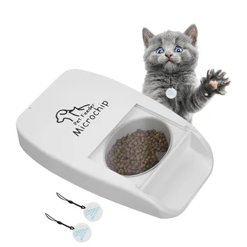 האוטומטי מזין שבב RFID חכמים חיית המחמד מזין עבור חתולים וכלבים אוטומטי מתקן מזון