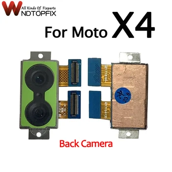 הגב האחורי מצלמה עבור Motorola Moto X4 הראשי הישבן הגדול מודול המצלמה להגמיש כבלים חלקי חילוף עבור מוטו X4 בחזרה מצלמה