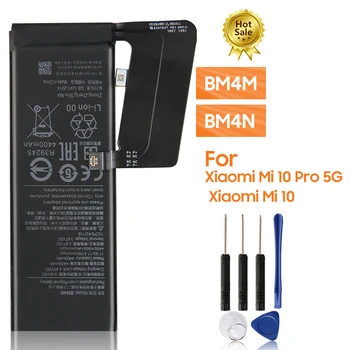 החלפת הסוללה של הטלפון BM4M Xiaomi Mi 10 Pro 5G Xiaomi 10Pro 4500mAh BM4N Xiaomi Mi 10 5G 4780mAh