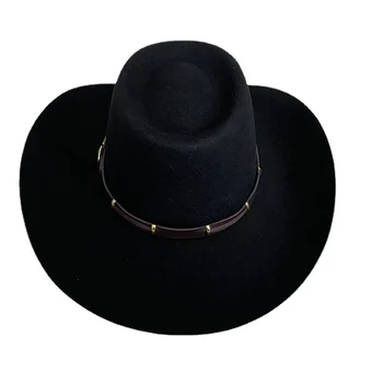 הטיבטי המגבעת מזג כובע צמר טהור הרגשתי Fedoras נשים גברים