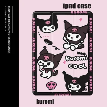 הלו קיטי Kuromi iPad אוויר 2021 במקרה אוויר 4 סיליקון מקרה מגן כיסוי עבור ה-iPad Mini Pro 6 10.2 אינץ ' 8-9