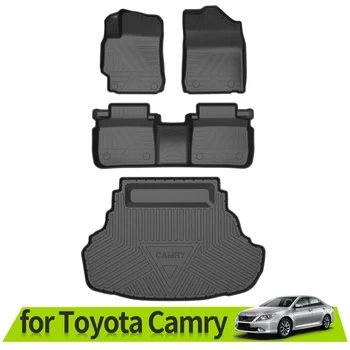 המכונית מחצלות המטען משטח עבור טויוטה קאמרי 2012-2017 XV50 עמיד נגד החלקה אביזרים 3D TPE יד שמאל נהיגה