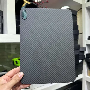 המקרה עבור iPad של אפל ה-10 (2022) 10.9 אינץ אמיתי סיבי פחמן Aramid אנטי-פיצוץ לוח כיסוי מגן Shell הגנת