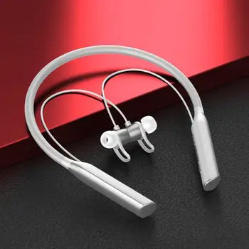 הצוואר רכוב מגנטי אלחוטי Bluetooth 5.0 אוזניות אוזניות עם מיקרופון
