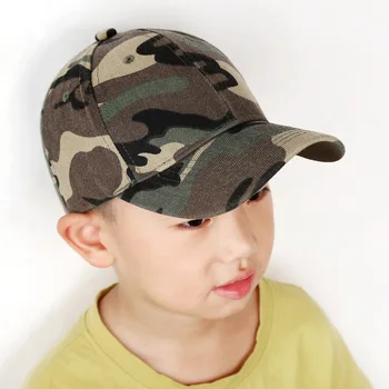 הקיץ חדש של ילדים כותנה תלמיד הסוואה כובעים ' ונגל ציד כובעי תינוק ילדה היפ-הופ מתכוונן, כובעי בייסבול.