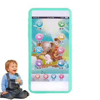 התינוק טלפון סלולרי צעצוע של אורות מוזיקה ילדים הטלפון למידה מוקדמת צעצועים חינוכיים חושי צעצועים לפעוטות 1-3-ילדים בני