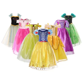 חג המולד בנות שמלת נסיכה תחפושת ליל כל הקדושים מסיבת יום הולדת בגדים לילדים ילדים Vestidos החלוק בתי בנות שמלה מהודרת