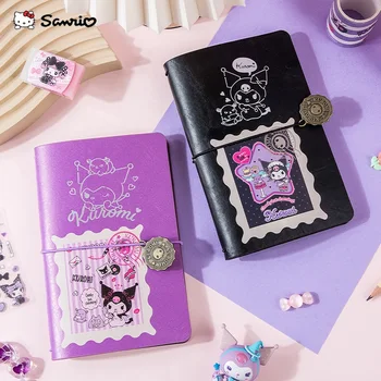 חדש Sanrio וינטג ' מחברת מדריך חמוד Kuromi קריקטורה סטודנט פנקס רשימות היומן ילדים, מכשירי כתיבה, ציוד משרדי מתנה