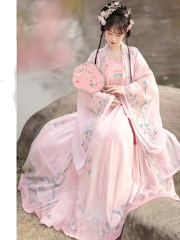 חדש בסגנון סיני מסורתי Hanfu של שושלת טאנג Cosplay עממי ריקוד תלבושות שיפור פיות להתלבש קוריאני נשים אלגנטיות רעננה