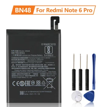 חדש החלפת הסוללה של הטלפון BN48 Xiaomi Redmi Note 6 Pro Note6 Pro 4000mAh