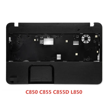 חדש מחשב נייד עבור Toshiba C850 C855 C855D L850 הכיסוי האחורי העליון בתיק/הלוח הקדמי/Palmrest/תחתון בסיס לכסות מקרה