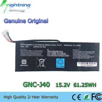 חדש מקורי מקורי GNC-J40 15.2 V 61.25 מה סוללה של מחשב נייד עבור Gigabyte P34G V2 P34 V4 V5 P34K P34W V3 4ICP4/70/106