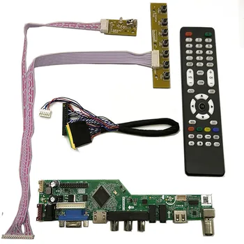 חדשות טלוויזיה+HDMI+VGA+USB+אודיו צג שליטה נהג לוח הערכה על 10inch HSD100IFW1-F00 F01 F02 F03 1024X600 מסך LCD Panel