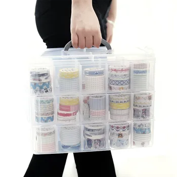 חיים חיוני קופסה עם תאים שימושיים לאחסון אביזרים קופסת פלסטיק מקרה גרביים ותחתונים מיכל אחסון