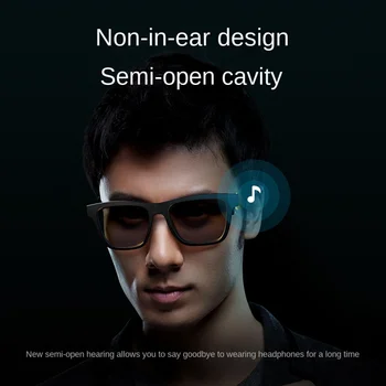 חכם ללבוש Bluetooth משקפיים יכול לענות לשיחות הטלפון כדי להאזין למוסיקה אנטי-אור כחול משקפי שמש