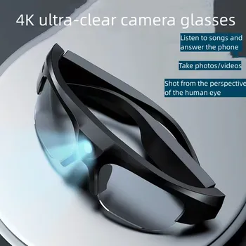 חכם משקפיים TWS אלחוטית Bluetooth משקפיים עמיד למים הקלטת וידאו ספורט חיצוני רכיבה לקרוא Mini HD 2K, מצלמה, משקפי שמש