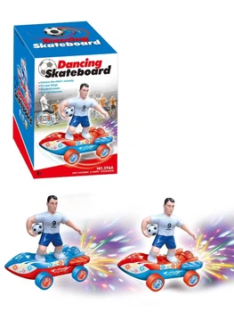חשמלי לרקוד סקייטבורד כדורגל אדם ספין צעצועי התינוק יכול לשיר זוהר חינוך עניין צעצוע לילדים מתאים לפעוטות