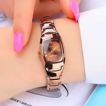 טונגסטן פלדה שעון נשים עמיד למים פשוט המזג של נשים שעון קטן חיוג נשים קוורץ שעונים часы женские наручные