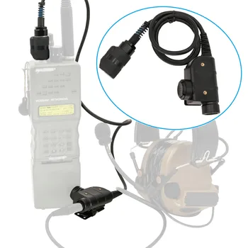 טקטי אוזניות דיבור / שידור Silynx 6pin דיבור / שידור עבור טקטי בעל/PRC152 152A 148 של מכשיר קשר צבאי איירסופט ירי מתאם אוזניות