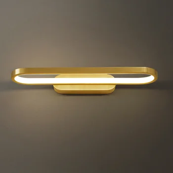 יוקרה נחושת מנורת קיר הסלון המודרני פשוט זהב צבע LED אישית המיטה נורדי יצירתי פמוטים